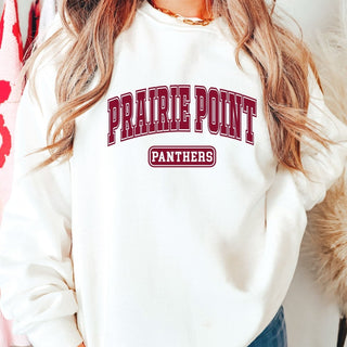 Prairie Point Panthers Varsity Sweatshirt - Prairie Point Elementary - Limeberry Designs