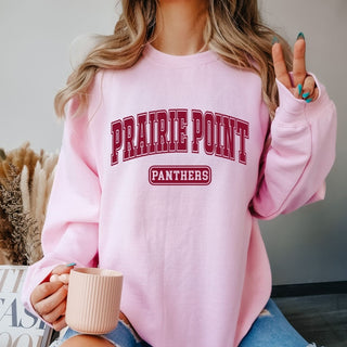 Prairie Point Panthers Varsity Sweatshirt - Prairie Point Elementary - Limeberry Designs