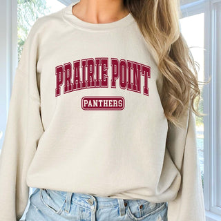 Prairie Point Panthers Varsity Sweatshirt - Prairie Point Elementary - Limeberry Designs