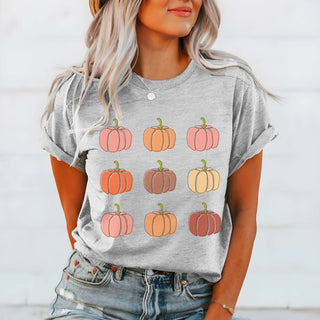 Pumpkin Collage Patch Wholesale Bella Graphic Tee - Quick Shipping - Limeberry Designs