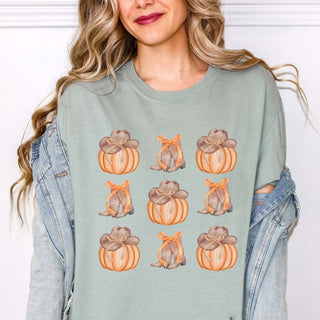 Pumpkin Country Collage Comfort Color Graphic Tee - Limeberry Designs