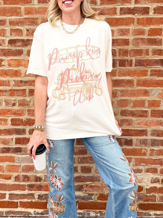 Pumpkin Picking Club Comfort Color Tee - Limeberry Designs