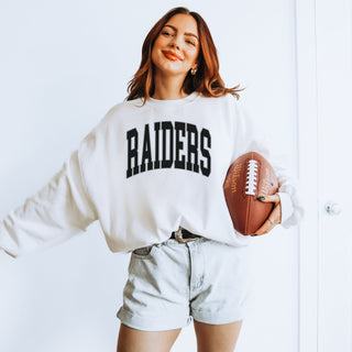 Raiders Collegiate Letter Graphic Sweatshirt + Hoodie