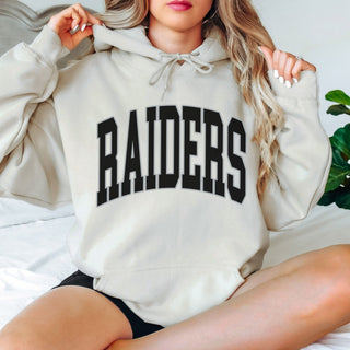 Raiders Collegiate Letter Graphic Sweatshirt + Hoodie