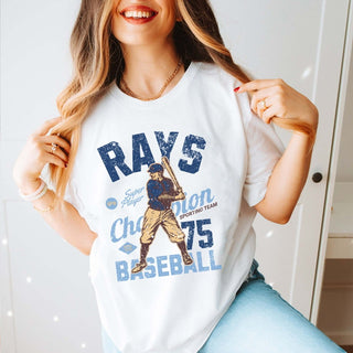 Rays Vintage Baseball Team Wholesale Tee - Quick TAT - Limeberry Designs