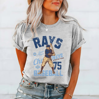 Rays Vintage Baseball Team Wholesale Tee - Quick TAT - Limeberry Designs