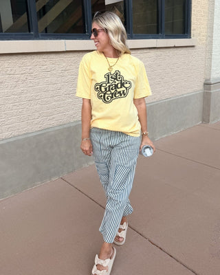 Retro Grade Level Crew Comfort Color Graphic Tee - Limeberry Designs