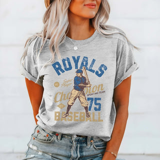 Royals Vintage Baseball Team Wholesale Tee - Quick TAT - Limeberry Designs