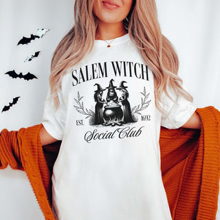 Salem Witch Social Club Wholesale Bella Graphic Tee - Quick Shipping - Limeberry Designs