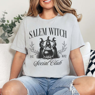 Salem Witch Social Club Wholesale Bella Graphic Tee - Quick Shipping - Limeberry Designs