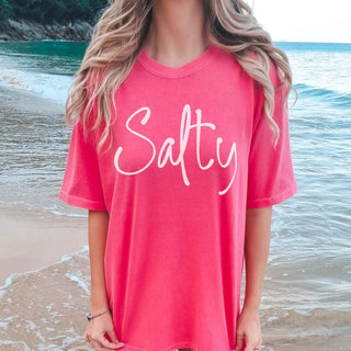 Salty Comfort Color Graphic Tee - Limeberry Designs
