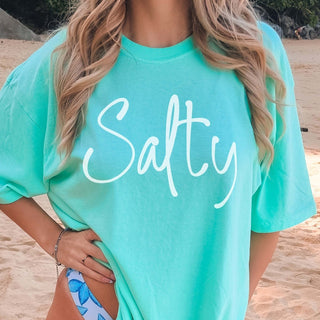 Salty Comfort Color Graphic Tee - Limeberry Designs