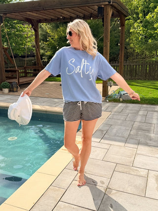 Salty Comfort Color Graphic Tee - Limeberry Designs
