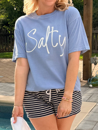 Salty Comfort Color Graphic Tee - Limeberry Designs