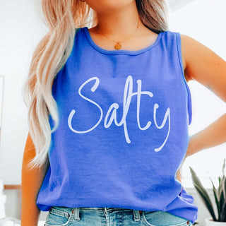 Salty Comfort Color Tank - Limeberry Designs