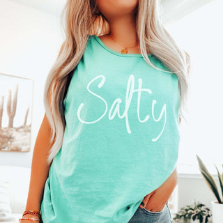 Salty Comfort Color Tank - Limeberry Designs