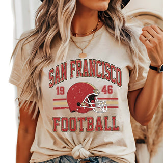 San Francisco Football Bella Graphic Tee - Limeberry Designs