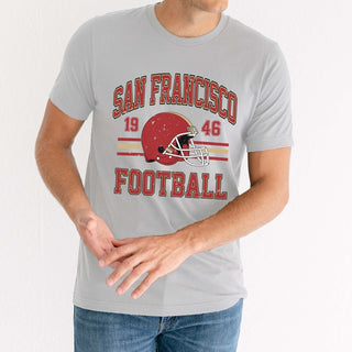 San Francisco Football Bella Graphic Tee - Limeberry Designs