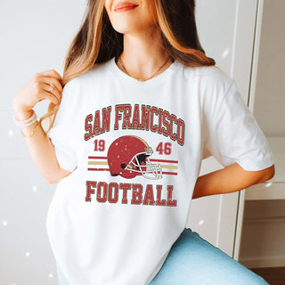 San Francisco Football Bella Graphic Tee - Limeberry Designs