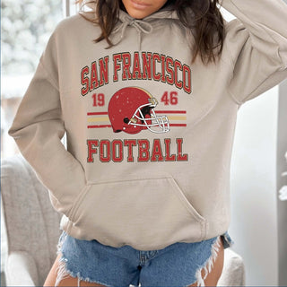 San Francisco Football Graphic Hoodie - Limeberry Designs