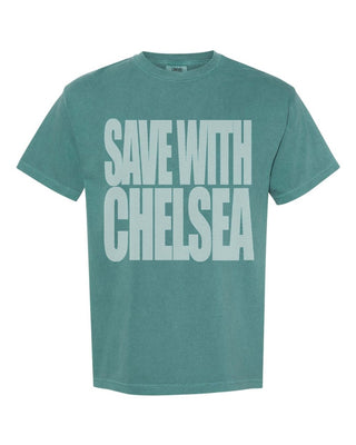 Save With Chelsea Beachy Comfort Color Tee - Limeberry Designs