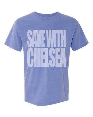 Save With Chelsea Beachy Comfort Color Tee - Limeberry Designs