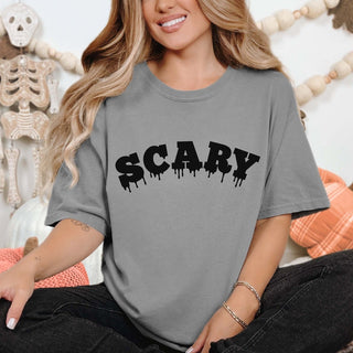 Scary Drips Comfort Color Wholesale Graphic Tee - Fast Shipping - Limeberry Designs