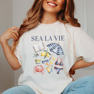 Sea La Vie Comfort Color Tee - Limeberry Designs
