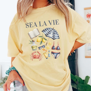 Sea La Vie Comfort Color Tee - Limeberry Designs