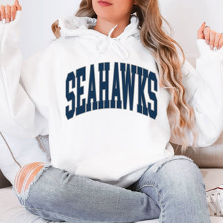 Seahawks Collegiate Letter Graphic Sweatshirt + Hoodie
