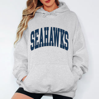 Seahawks Collegiate Letter Graphic Sweatshirt + Hoodie