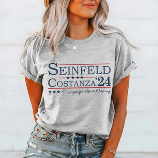 Seinfeld Costanza Election 24 Wholesale Graphic Tee - Fast Shipping - Limeberry Designs
