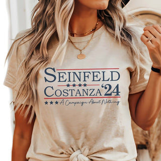 Seinfeld Costanza Election 24 Wholesale Graphic Tee - Fast Shipping - Limeberry Designs