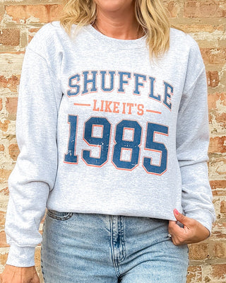 Shuffle Like It's 1985 Graphic Sweatshirt - Limeberry Designs