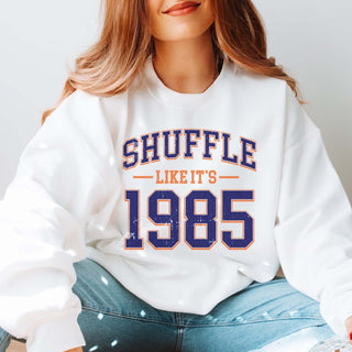 Shuffle Like It's 1985 Graphic Sweatshirt - Limeberry Designs