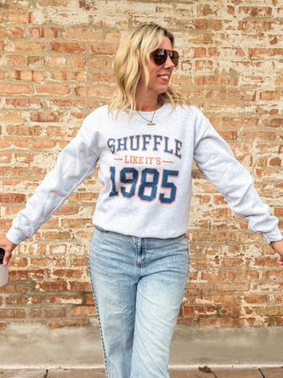 Shuffle Like It's 1985 Graphic Sweatshirt - Limeberry Designs