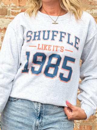 Shuffle Like It's 1985 Graphic Sweatshirt - Limeberry Designs