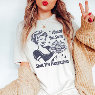 Shut The Fucupcakes Graphic Tee - Limeberry Designs