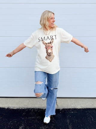 Smart Donkey Comfort Colors Graphic Tee - Limeberry Designs