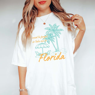 So Take Me To Florida Comfort Color Wholesale Tee - Trending - Limeberry Designs