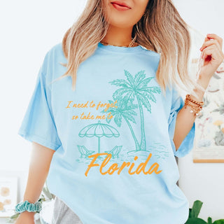 So Take Me To Florida Comfort Color Wholesale Tee - Trending - Limeberry Designs