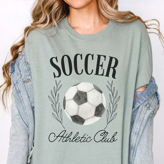 Soccer Athletic Club Comfort Color Wholesale Tee - Hot Item - Limeberry Designs