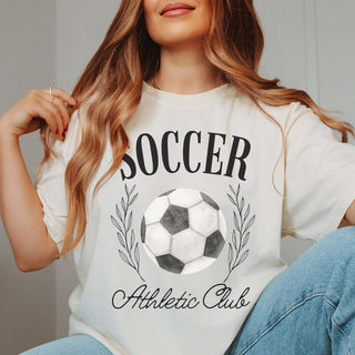 Soccer Athletic Club Comfort Color Wholesale Tee - Hot Item - Limeberry Designs