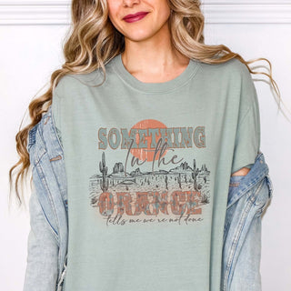 Something In The Orange Colorful Comfort Color Tee - Fast Shipping - Limeberry Designs