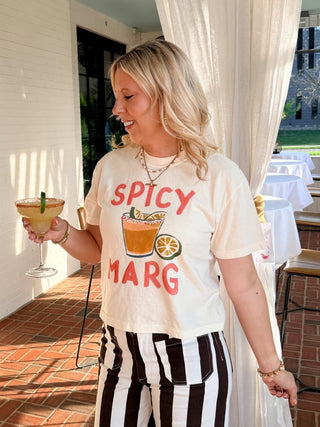 Spicy Marg Boxy Comfort Color Graphic Tee - Limeberry Designs