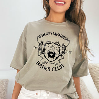 Spooky Babe Club Comfort Colors Wholesale Graphic Tee - Limeberry Designs