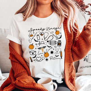 Spooky Nurse Collage tee - Limeberry Designs