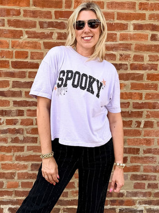 Spooky Polka Dot Boxy Comfort Color Tee - Limeberry Designs