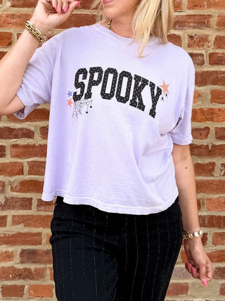 Spooky Polka Dot Boxy Comfort Color Tee - Limeberry Designs