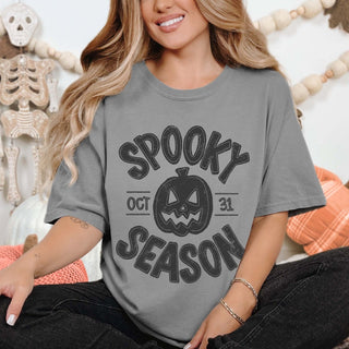 Spooky Season Pumpkin Wholesale Comfort Color Graphic Tee - Rapid Shipping - Limeberry Designs